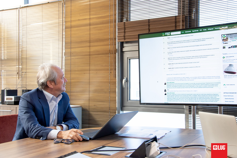 Czat inwestorski z Prezesem LUG S.A.